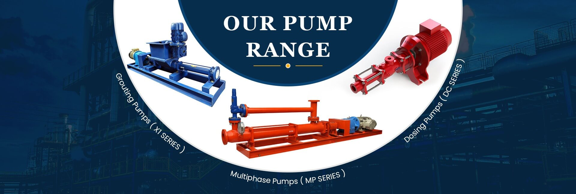 our pumps range